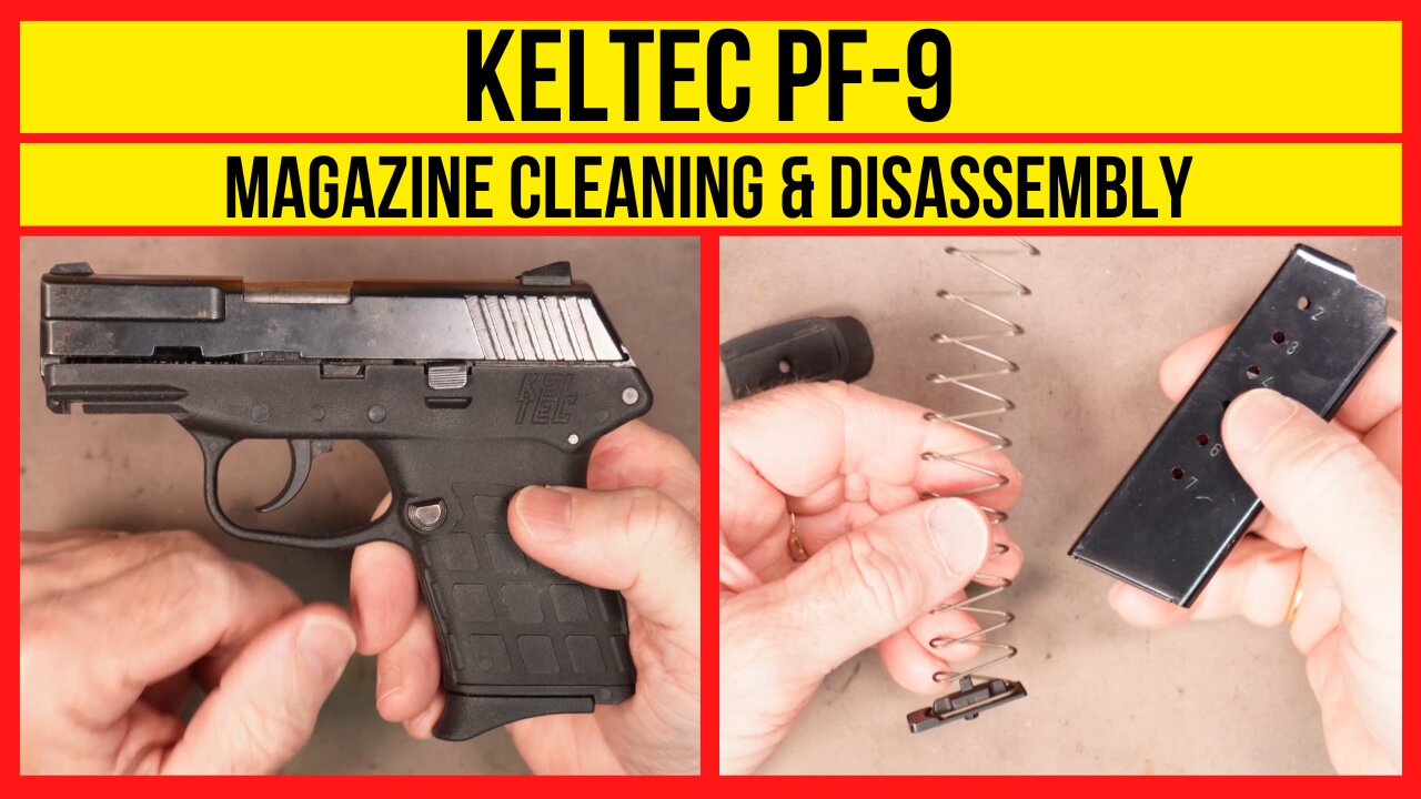 Keltec PF9 Magazine Disassembly & Cleaning (Super Easy!)