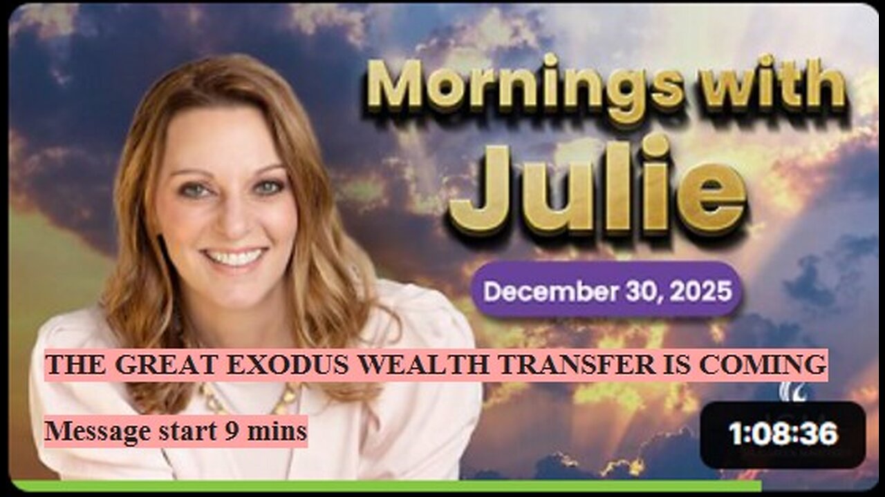Julie Green subs THE GREAT EXODUS WEALTH TRANSFER IS COMING