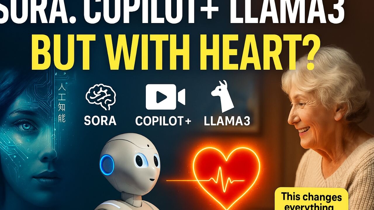 AI With Heart: The Truth About Sora, Copilot+, and Llama3 That No One Is Talking About