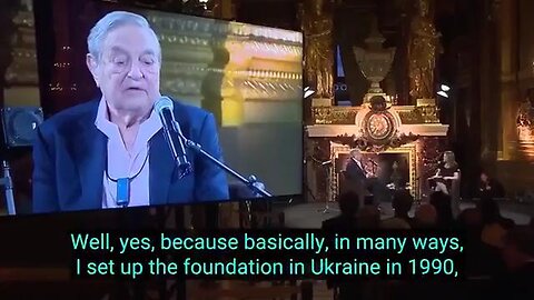 George Soros explained that he established a Ukrainian branch of his Open Society network