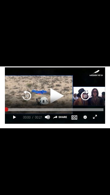 Jeff Bezos takes a tumble while circling Blue Origin