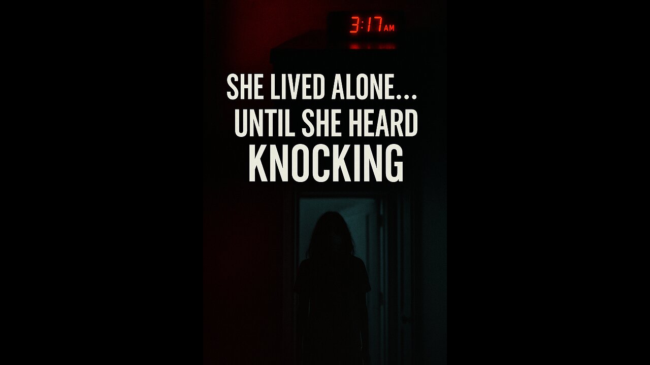 "She Lived Alone… Until She Heard Knocking at 3:17 AM"
