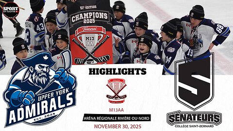 Hockey Highlights - November 30, 2025 Game - St-Jérôme M13 AA Tournament Final