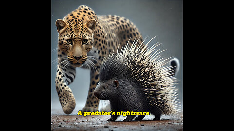 The African crested Porcupine