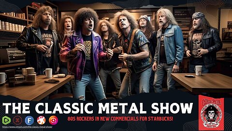 80s Rockers In New Commercials For Starbucks!