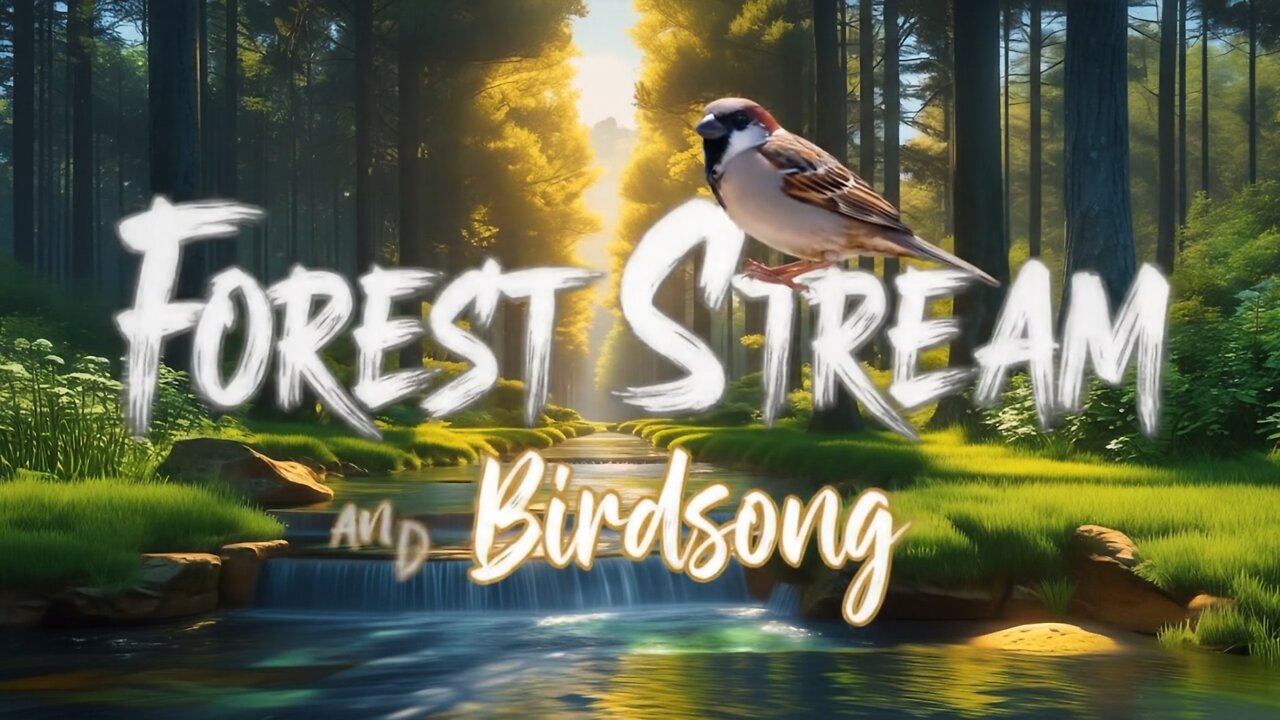 Forest Stream and Birdsong for an Energized and Clear Morning 🌿