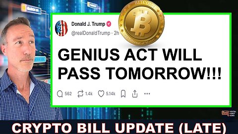 BREAKING: Genius Bill WILL PASS. Did Everyone Notice Bitcoin & Altcoin Pattern?