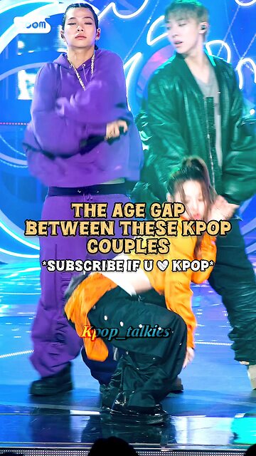 the age gap Between these Kpop couples