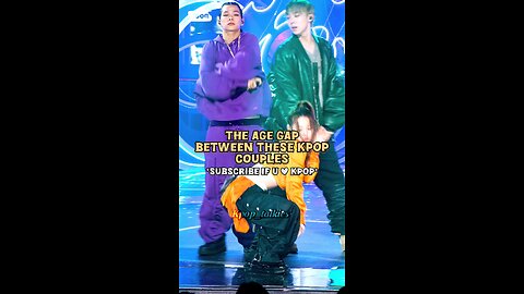 the age gap Between these Kpop couples
