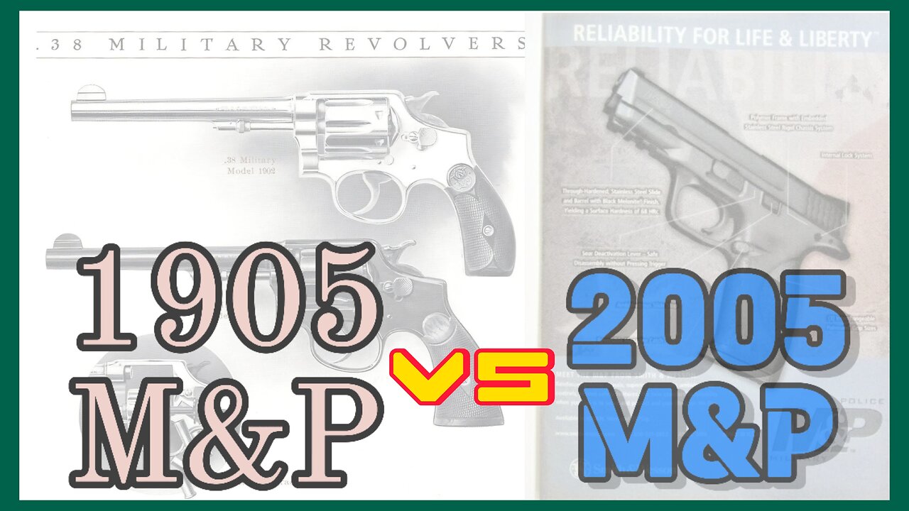 Hand Ejector M&P vs M&P 1.0 - 100 years apart