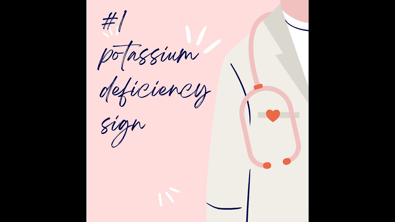 #1 potassium deficiency sign