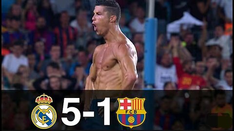 Real Madrid vs Barcelona 5-1 Goals & Highlights w/ English Commentary Spanish Supercup 2017 HD