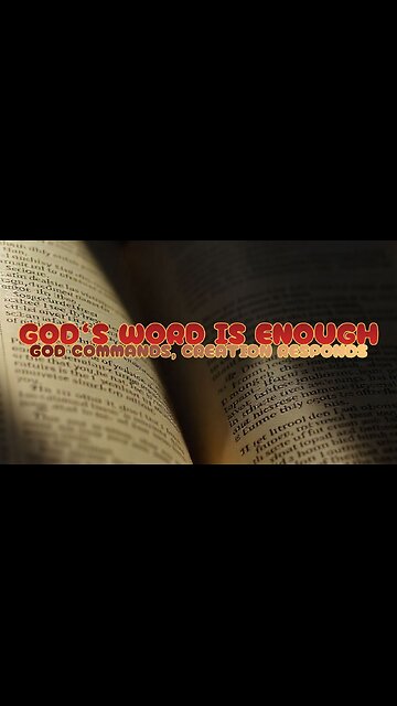 God's Word Is Enough #god #godiseternal #godscreation #godsword #jesuschrist #jesuschristislord