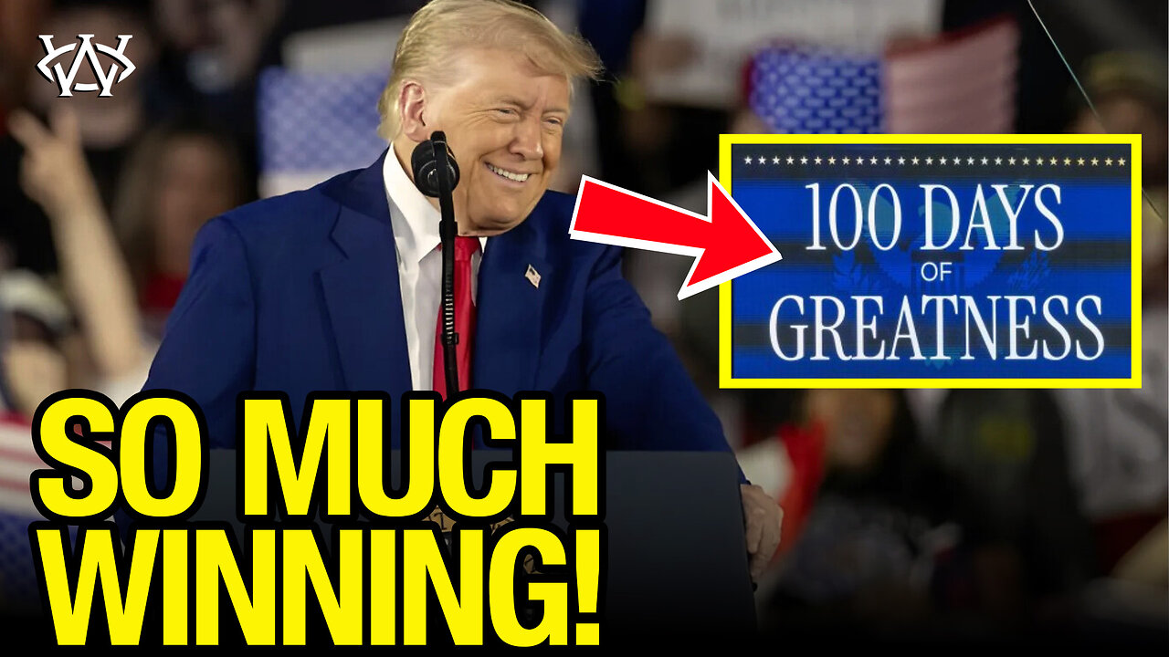 Trump Celebrates First 100 GOLDEN Days!