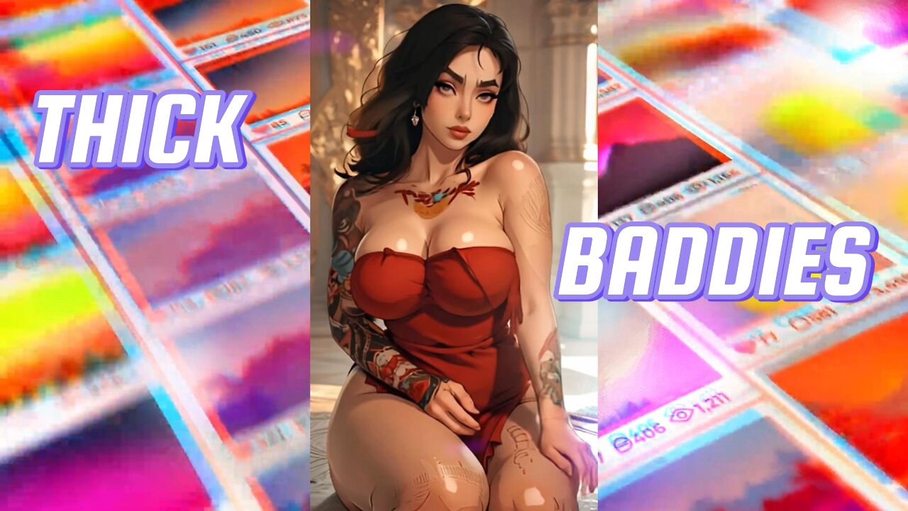 SEXY THICK BAD GIRLS TAKE THE BLOCK WITH AI ANIMATED PHOTOSHOOT
