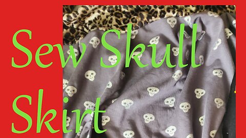 Sew Skull Skirt and other UFO's|| Stitch & B*