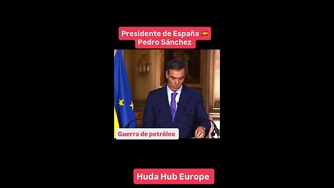 Spanish President Pedro Sanchez on recent crisis in Venezuela #spain #Venezuela #latino #America
