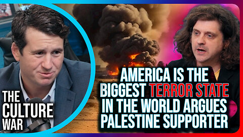 America Is The Biggest Terror State In The World Argues Palestine Supporter