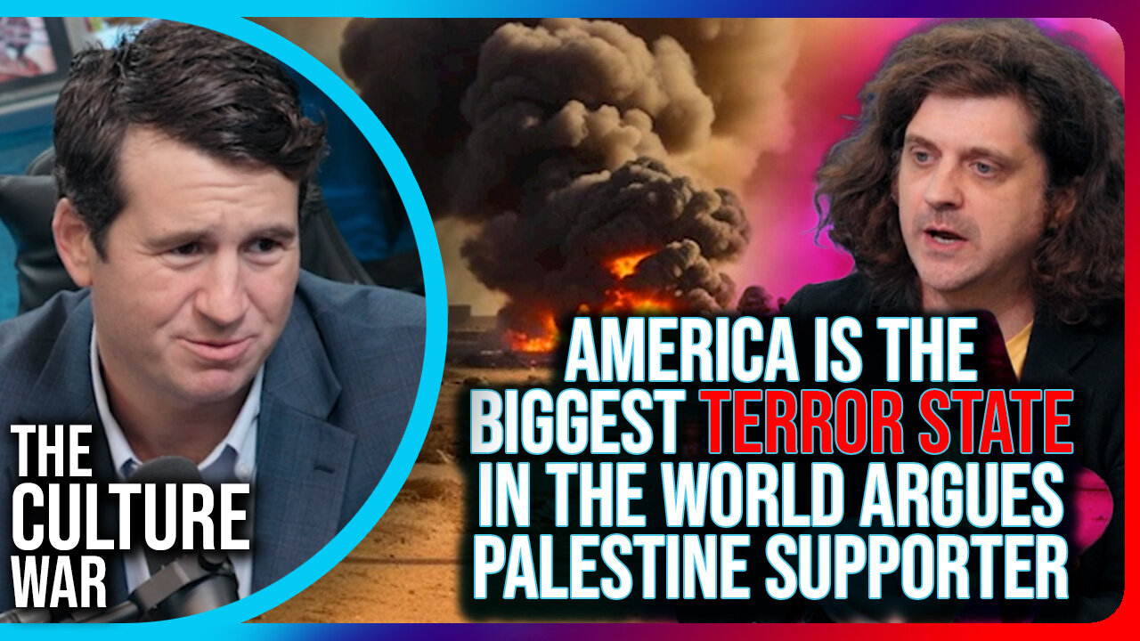 America Is The Biggest Terror State In The World Argues Palestine Supporter