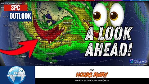 ⚠️ Gulf Coast Storms Next Week: March 24-28