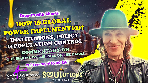 Drop-In with Chanti | How Is Global Power Implemented? Institutions, Policy & Population Control