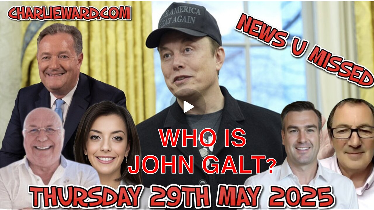 CHARLIE WARD DAILY NEWS- AUTOPEN SCANDAL EXPANDS, MUSK STEPPING AWAY FROM DOGE, WHO IS John Galt?