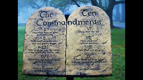 Intro to the Ten Commandments Series
