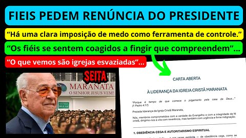Fieis Pedem RENÚNCIA de Gedelti Gueiros da Presidencia da Igreja Cristã Maranata EBD Ao Vivo EP 227