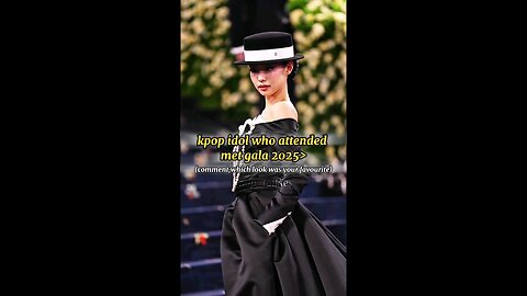 kpop idol who attended met gala 2025