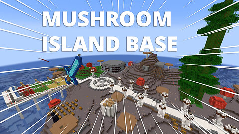 Presenting Mushroom Island Base (2b2t Build) - (PC HD) [720p30FPS]