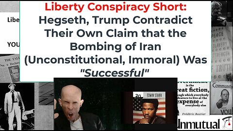 Liberty Short: After Pushing Lies, Hegseth, Trump Contradict Own Claims of "Success" Re Iran