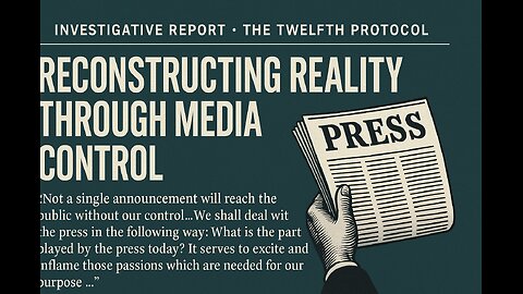 The Twelfth Protocol — Reconstructing Reality Through Media Control
