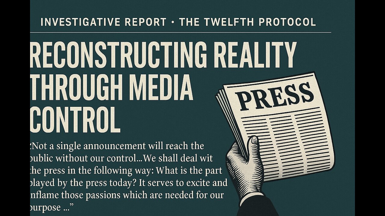 The Twelfth Protocol — Reconstructing Reality Through Media Control