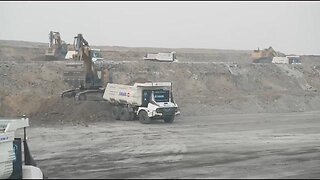 The largest fleet of unmanned quarry trucks has been launched in China