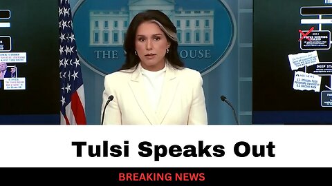 Full: Tulsi Speaks Out On Massive New Obamagate Documents