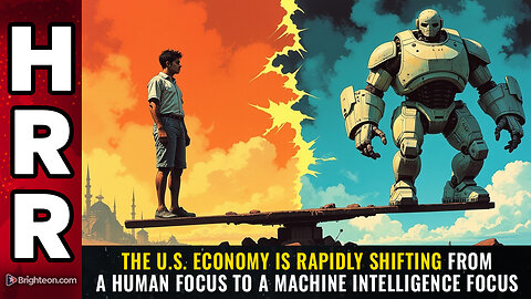 The U.S. economy is rapidly shifting from a HUMAN focus to a MACHINE INTELLIGENCE focus