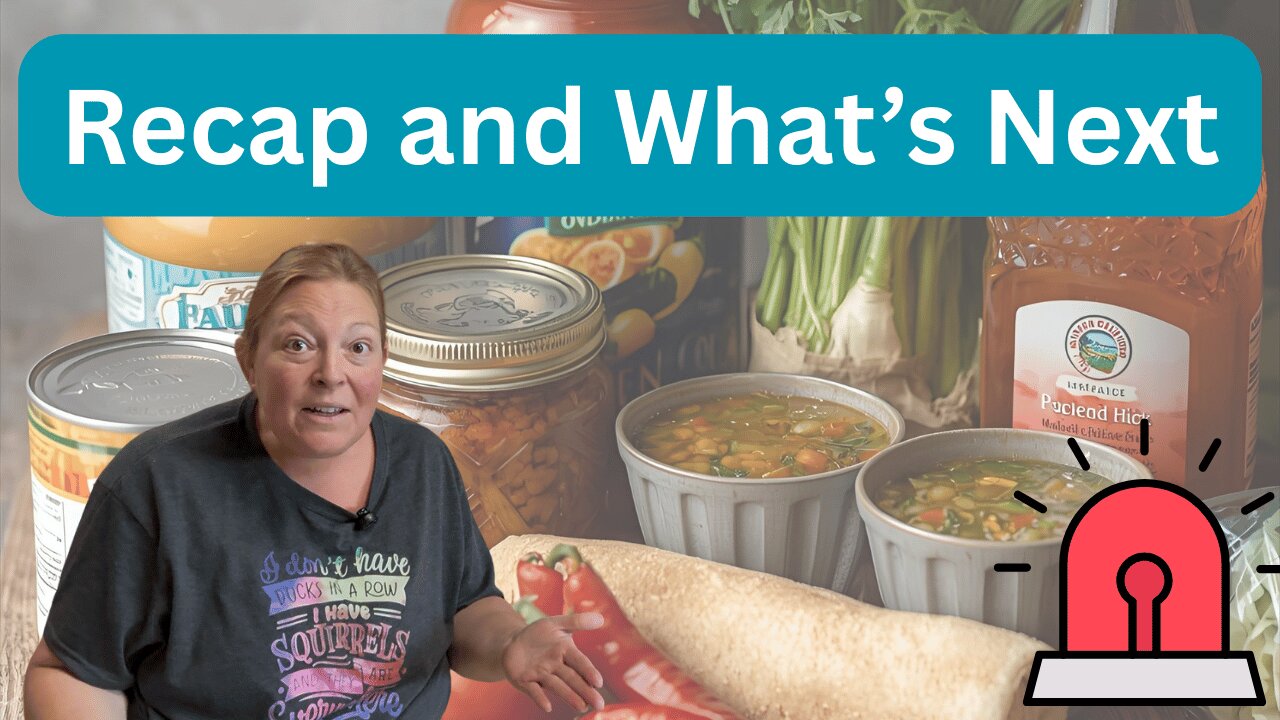 Monthly Recap + What’s Ahead | #everybitcountschallenge Souptember, Spamtember & Preparedness Month