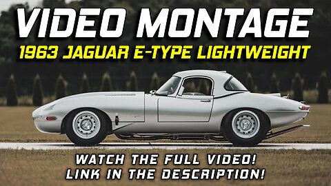 TEASER | 1963 Jaguar E-Type Lightweight