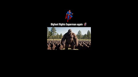 Bigfoot fights Superman again