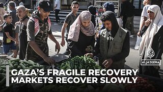 Gaza’s markets recover slowly as residents battle costly cash withdrawals