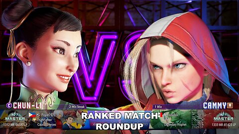 Kuya Kalbo SF6 Ranked Match Roundup. Chun Li Master Rank [Hori Fight Stick]