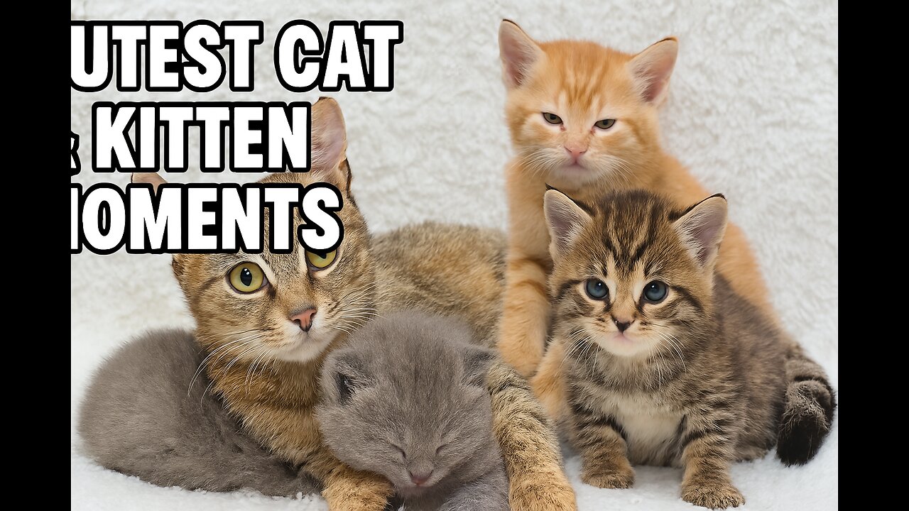 Cute cats compilation । cat and kittens । funny clips