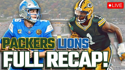 Packer DOMINATE The Lions Full Recap!!!