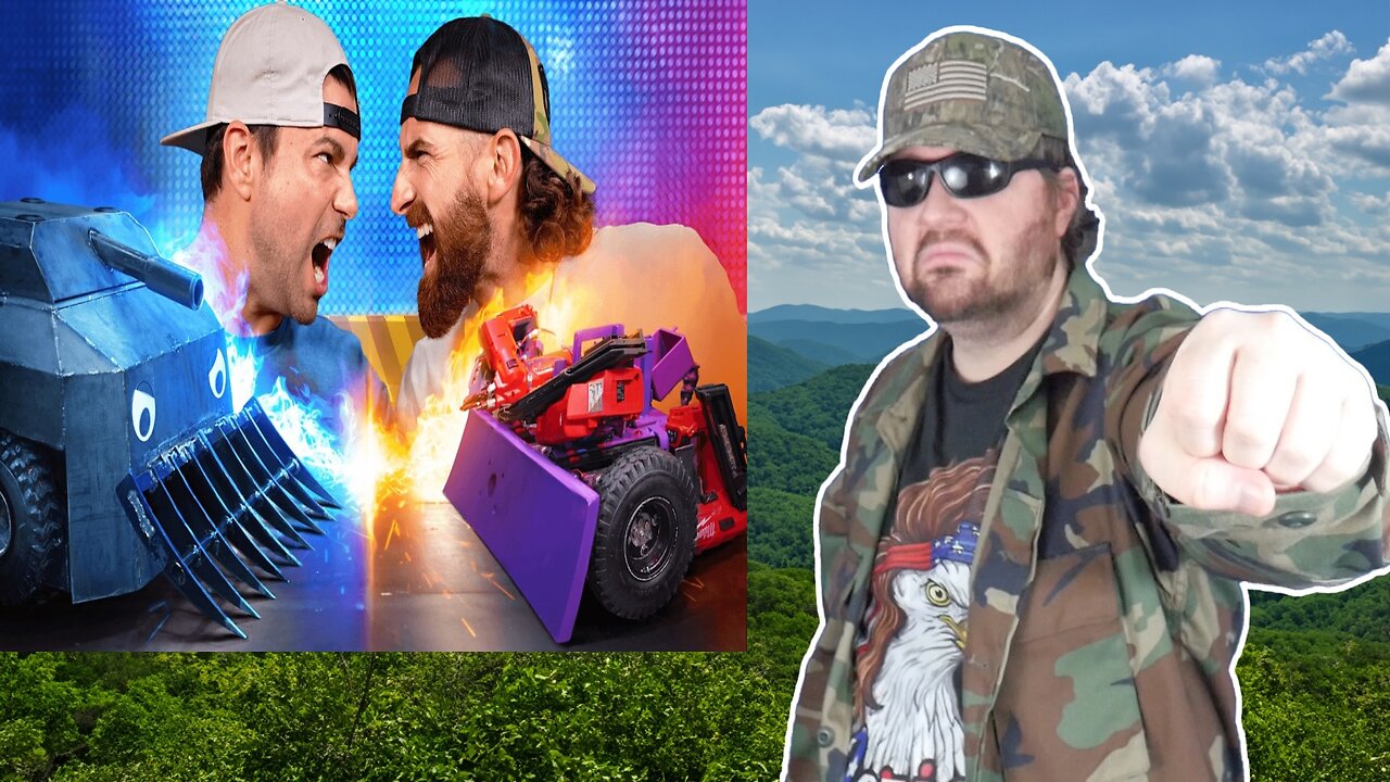 Mark Rober Vs Dude Perfect- Ultimate Robot Battle (MR) - Reaction! (BBT)