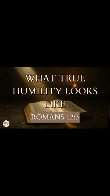 What True Humility Looks Like Romans 12:3