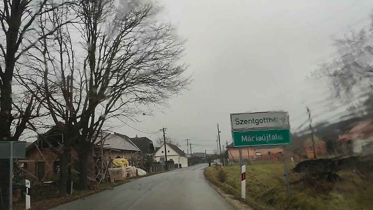 Szentgotthárd, Hungary, empty streets