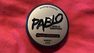 Pablo Gold Dark Cherry (Nicotine Pouches) Review