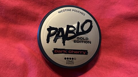 Pablo Gold Dark Cherry (Nicotine Pouches) Review