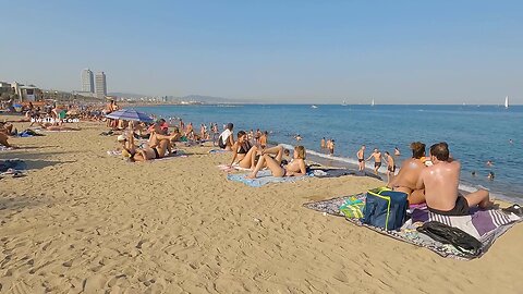 Spain Summer Beach Walk 13 July 2025 SUNNY DAY