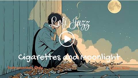 LoFi Mood – Cigarettes & Moonlight 🌜 | Chill Piano & Blues Night